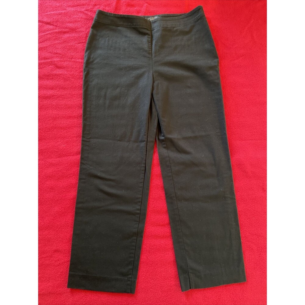 BASIC BLACK Talbots black classic side zip capris women’s size 8P